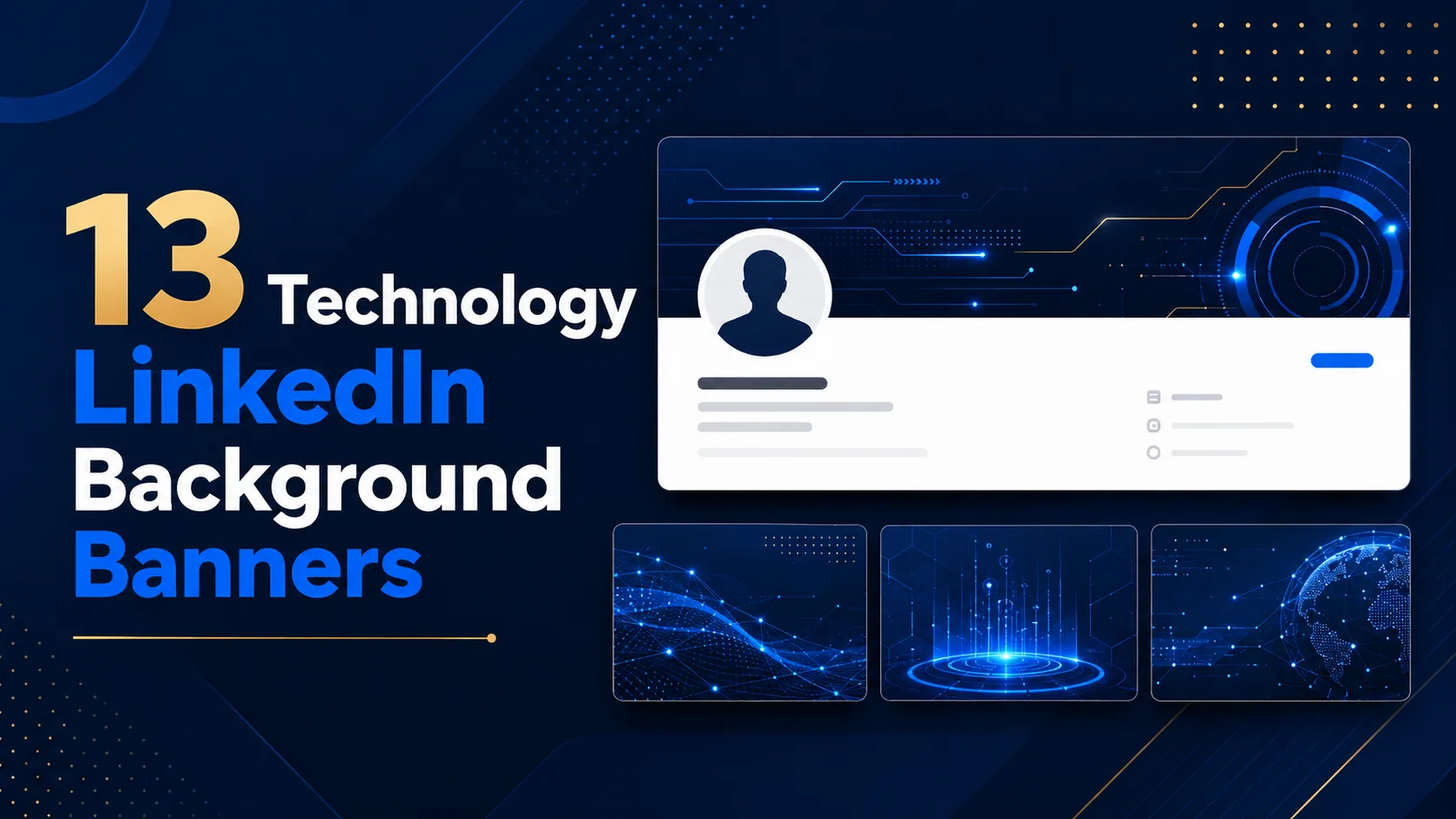 13 Technology LinkedIn Background Banners for Tech Professionals