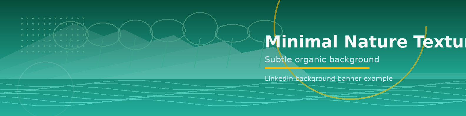 Minimal Nature Texture Banner LinkedIn background banner example